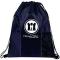 Dual Pocket Drawstring Backpack